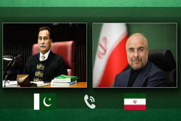 تأکید قالیباف و ایاز صادق بر گسترش همکاری‌های پارلمانی و مقابله مشترک با تروریسم