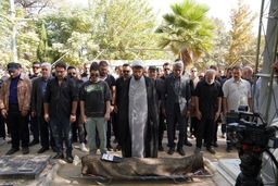 مراسم خاکسپاری سعید مظفری‌ برگزار شد