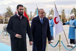 رئیس‌جمهور ترکیه از رئیس جدید حکومت سوریه استقبال کرد/چیدنِ محصول براندازی