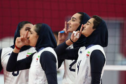 صعود مقتدرانه دختران والیبال ایران به فینال آسیا