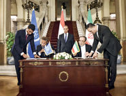 تعلیق تهدید؟توافق جدید ایران و آژانس بین‏‌المللی انرژی اتمی در قاهره امضا شد