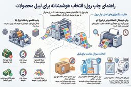 چاپ رول چیست: راهنمای جامع تکنولوژی، کاربردها و راهنمای ثبت سفارش