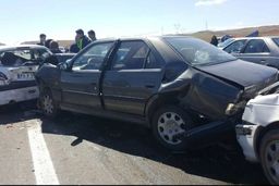 اعلام جزئیات تصادف زنجیره‌ای اتوبان ساوه به تهران