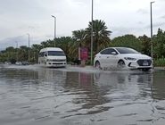 بارش کم‌سابقه باران در کیش
