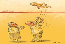 خط فقر/ کاریکاتور احسان گنجی