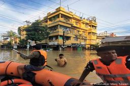 ۳۴ کشته بر اثر سیل و رانش زمین در جامو و کشمیر هند