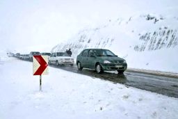 محورهای چالوس و هراز سفیدپوش شدند؛ تردد در اغلب مسیرها روان است
