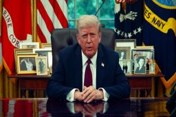 نطق تلویزیونی رسمی ترامپ به مناسبت ترور چارلی کرک+فیلم