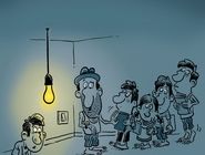 بی‌برقی/کاریکاتور محمدرضا ثقفی