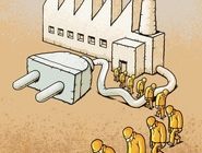 صنعت و قطع برق/ کاریکاتور جمال رحمتی